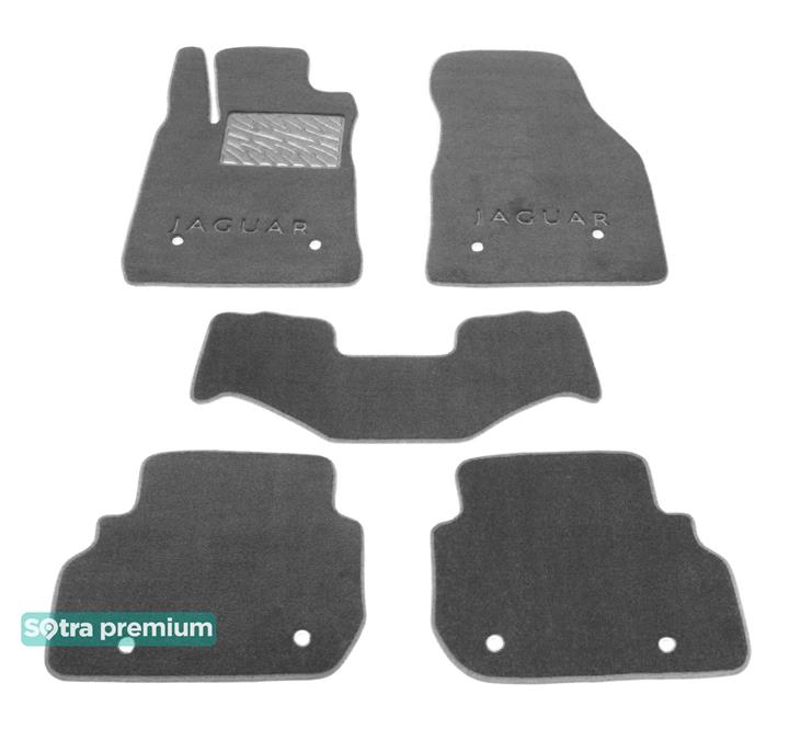 Sotra 08667-CH-GREY Interior mats Sotra two-layer gray for Jaguar Xf (2015-), set 08667CHGREY: Buy near me in Poland at 2407.PL - Good price!