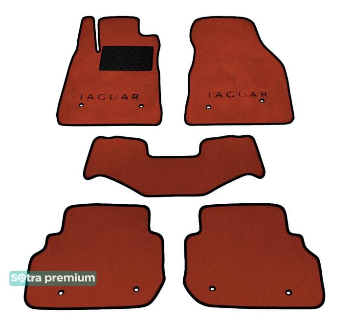 Sotra 08667-CH-TERRA Interior mats Sotra two-layer terracotta for Jaguar Xf (2015-), set 08667CHTERRA: Buy near me in Poland at 2407.PL - Good price!