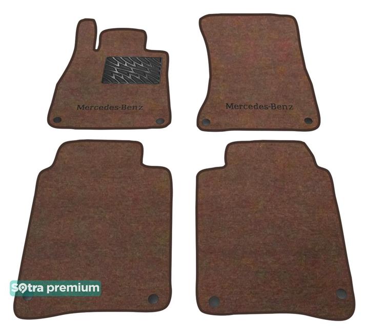 Sotra 08671-CH-CHOCO Interior mats Sotra two-layer brown for Mercedes S-class maybach (2016-), set 08671CHCHOCO: Buy near me at 2407.PL in Poland at an Affordable price!