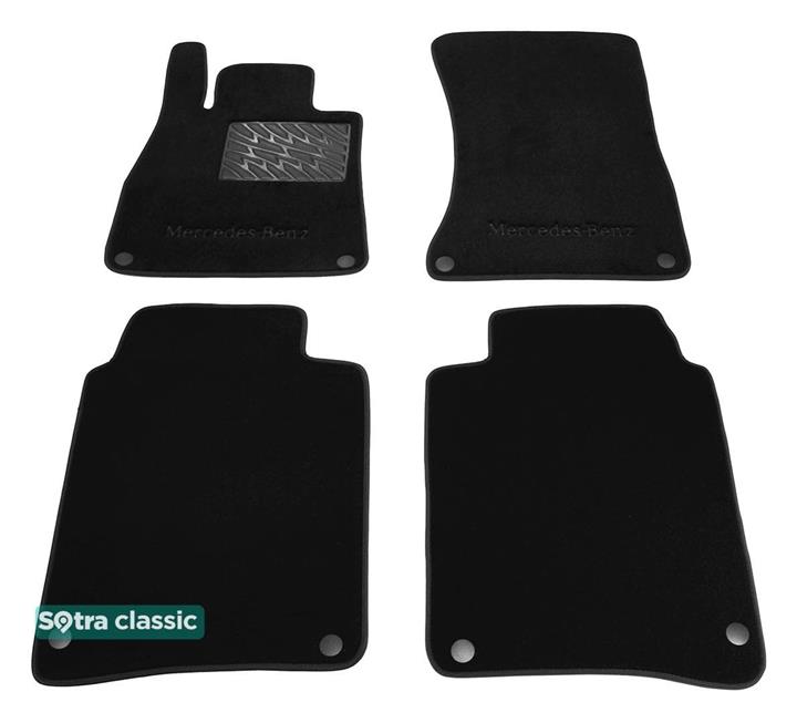 Sotra 08671-GD-BLACK Interior mats Sotra two-layer black for Mercedes S-class maybach (2016-), set 08671GDBLACK: Buy near me in Poland at 2407.PL - Good price!