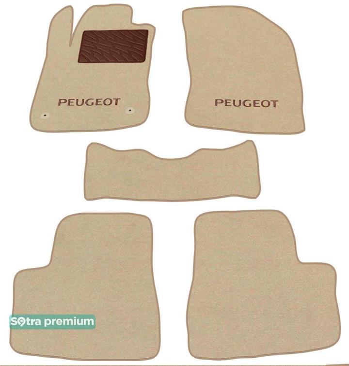 Sotra 08683-CH-BEIGE Interior mats Sotra two-layer beige for Peugeot 2008 (2013-), set 08683CHBEIGE: Buy near me in Poland at 2407.PL - Good price!