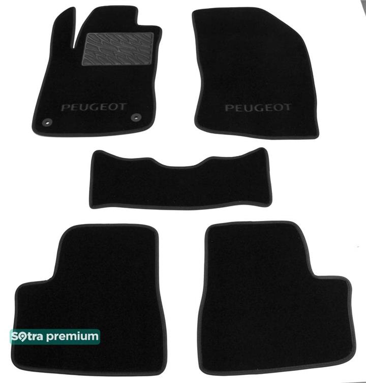 Sotra 08683-CH-BLACK Коврики салона Sotra двухслойные черные для Peugeot 2008 (2013-), комплект 08683CHBLACK: Отличная цена - Купить в Польше на 2407.PL!