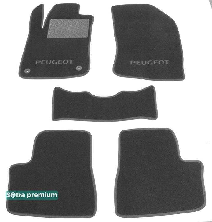 Sotra 08683-CH-GREY Interior mats Sotra two-layer gray for Peugeot 2008 (2013-), set 08683CHGREY: Buy near me in Poland at 2407.PL - Good price!