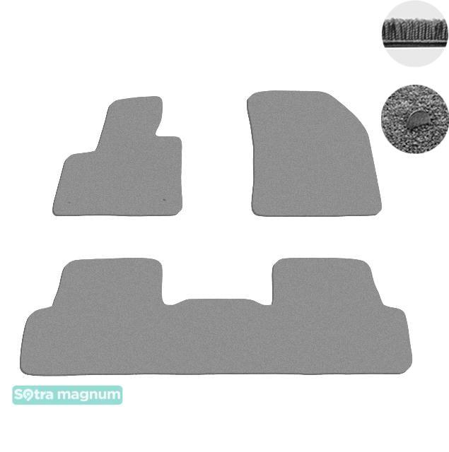 Sotra 08685-MG20-GREY Interior mats Sotra two-layer gray for Peugeot 3008 (2017-), set 08685MG20GREY: Buy near me in Poland at 2407.PL - Good price!