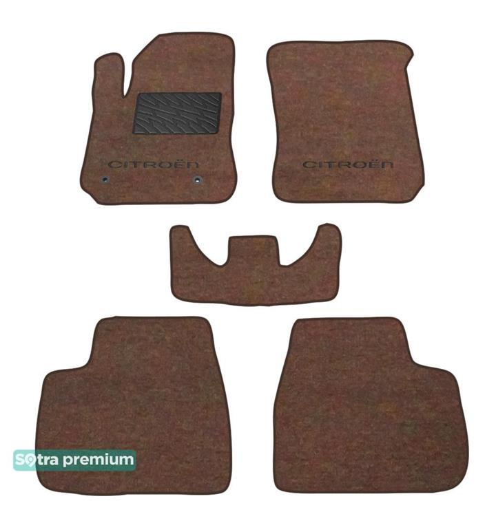 Sotra 08690-CH-CHOCO Interior mats Sotra two-layer brown for Citroen C4 cactus (2014-), set 08690CHCHOCO: Buy near me in Poland at 2407.PL - Good price!