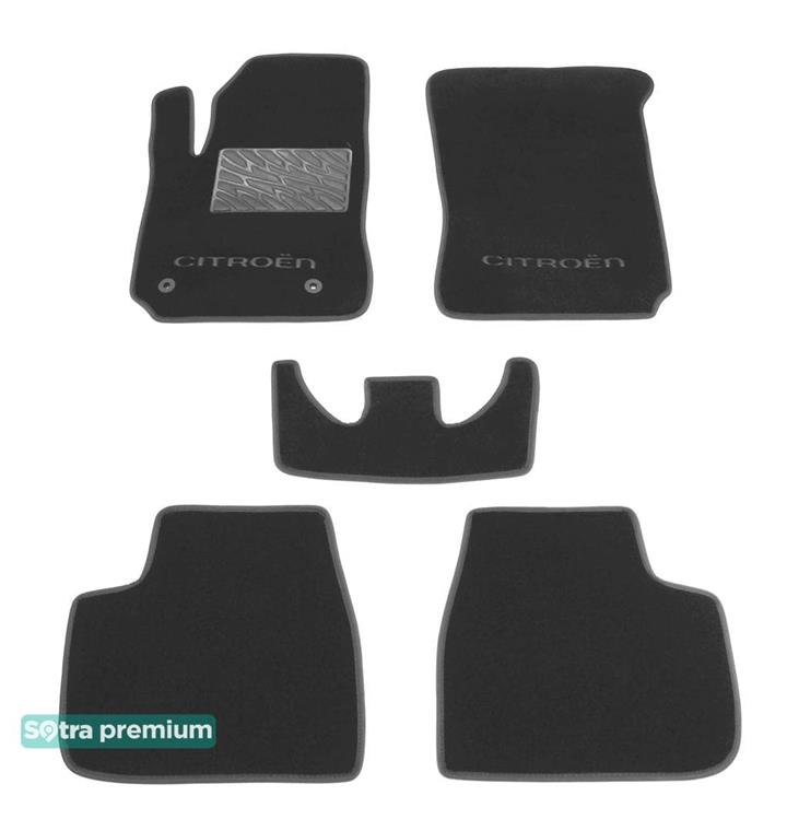 Sotra 08690-CH-GREY Interior mats Sotra two-layer gray for Citroen C4 cactus (2014-), set 08690CHGREY: Buy near me in Poland at 2407.PL - Good price!