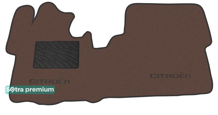 Sotra 08691-CH-CHOCO Interior mats Sotra two-layer brown for Peugeot Traveller (2017-), set 08691CHCHOCO: Buy near me in Poland at 2407.PL - Good price!