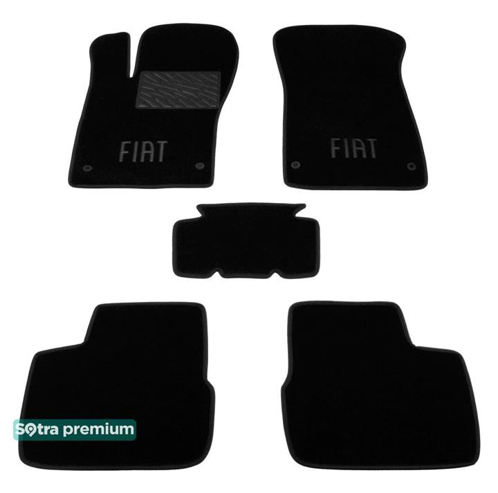 Sotra 08692-CH-BLACK Interior mats Sotra two-layer black for Fiat Tipo (2016-), set 08692CHBLACK: Buy near me in Poland at 2407.PL - Good price!