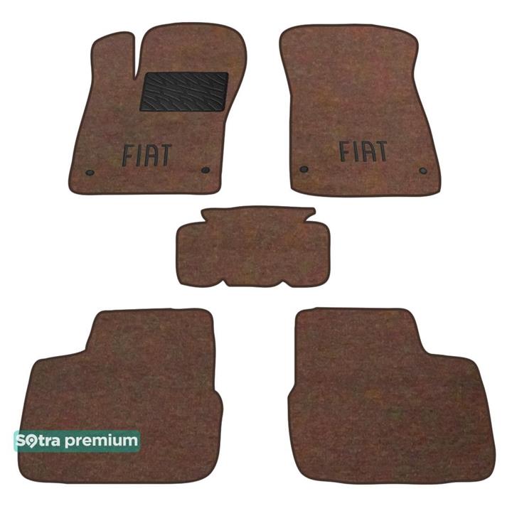Sotra 08692-CH-CHOCO Interior mats Sotra two-layer brown for Fiat Tipo (2016-), set 08692CHCHOCO: Buy near me in Poland at 2407.PL - Good price!