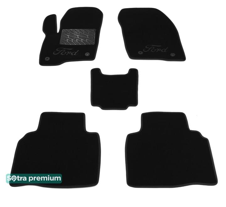 Sotra 08693-CH-BLACK Interior mats Sotra two-layer black for Ford Edge (2015-), set 08693CHBLACK: Buy near me in Poland at 2407.PL - Good price!