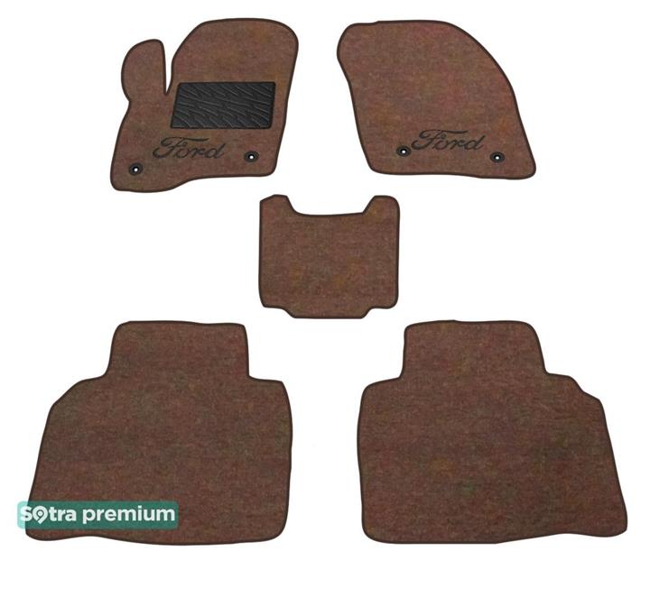 Sotra 08693-CH-CHOCO Interior mats Sotra two-layer brown for Ford Edge (2015-), set 08693CHCHOCO: Buy near me in Poland at 2407.PL - Good price!