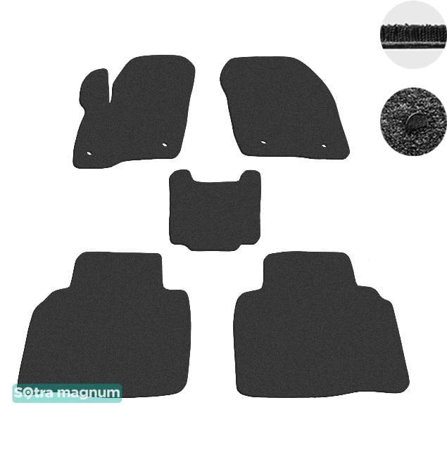 Sotra 08693-MG15-BLACK Килимки салону Sotra двошарові чорні для Ford Edge (2015-), комплект 08693MG15BLACK: Приваблива ціна - Купити у Польщі на 2407.PL!