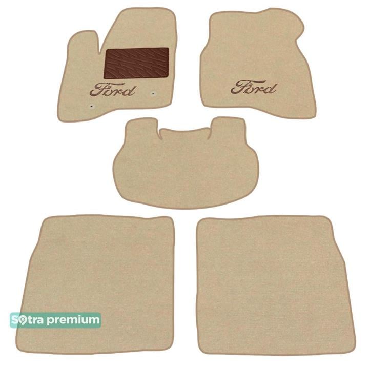 Sotra 08694-CH-BEIGE Interior mats Sotra two-layer beige for Ford Explorer (2010-), set 08694CHBEIGE: Buy near me in Poland at 2407.PL - Good price!