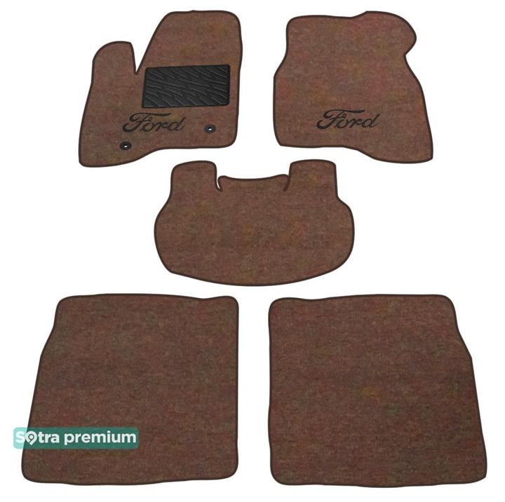 Sotra 08694-CH-CHOCO Interior mats Sotra two-layer brown for Ford Explorer (2010-), set 08694CHCHOCO: Buy near me in Poland at 2407.PL - Good price!