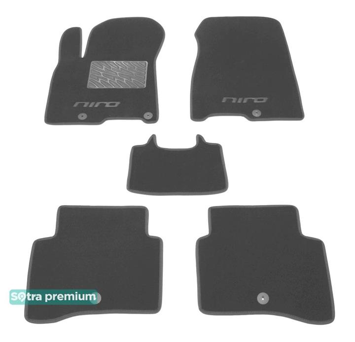 Sotra 08697-CH-GREY Interior mats Sotra two-layer gray for KIA Niro (2016-), set 08697CHGREY: Buy near me at 2407.PL in Poland at an Affordable price!