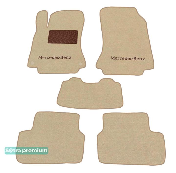 Sotra 08698-CH-BEIGE Interior mats Sotra two-layer beige for Mercedes Cla-class (2014-), set 08698CHBEIGE: Buy near me in Poland at 2407.PL - Good price!