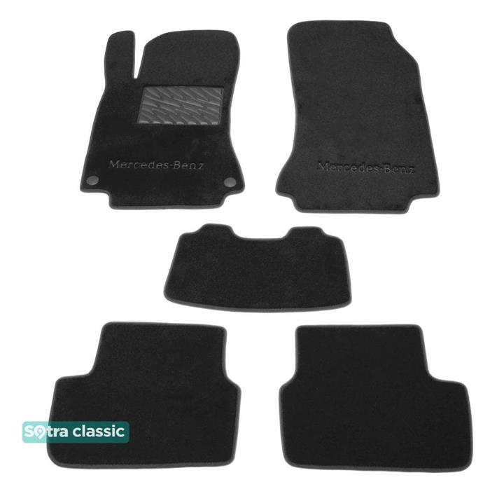 Sotra 08698-GD-GREY Interior mats Sotra two-layer gray for Mercedes Cla-class (2014-), set 08698GDGREY: Buy near me in Poland at 2407.PL - Good price!