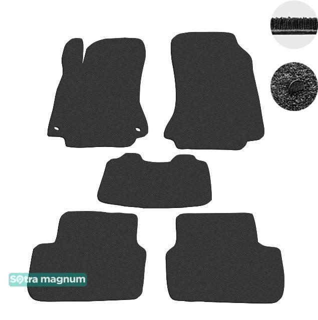 Sotra 08698-MG15-BLACK Interior mats Sotra two-layer black for Mercedes Cla-class (2014-), set 08698MG15BLACK: Buy near me at 2407.PL in Poland at an Affordable price!