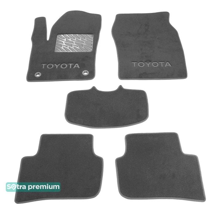 Sotra 08708-CH-GREY Килимки салону Sotra двошарові сірі для Toyota Ch-r (2016-), комплект 08708CHGREY: Приваблива ціна - Купити у Польщі на 2407.PL!