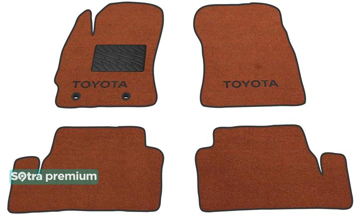 Sotra 08709-CH-TERRA Interior mats Sotra two-layer terracotta for Toyota Auris (2013-), set 08709CHTERRA: Buy near me in Poland at 2407.PL - Good price!