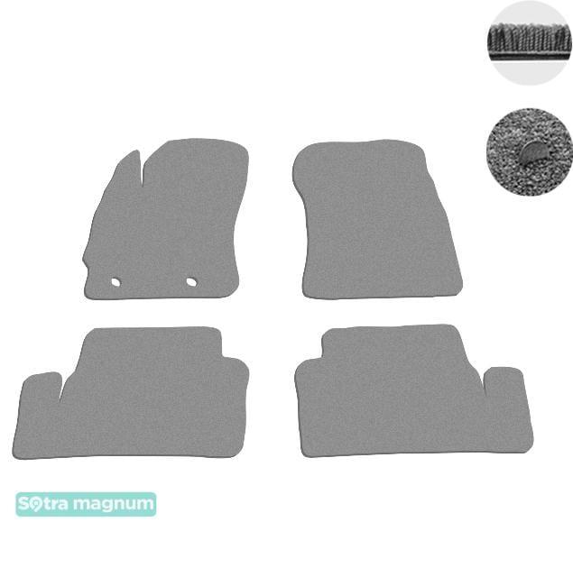 Sotra 08709-MG20-GREY Interior mats Sotra two-layer gray for Toyota Auris (2013-), set 08709MG20GREY: Buy near me in Poland at 2407.PL - Good price!