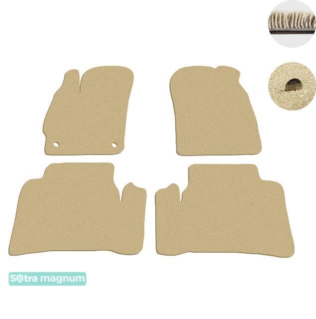 Sotra 08710-MG20-BEIGE Interior mats Sotra two-layer beige for Toyota Prius (2012-2015), set 08710MG20BEIGE: Buy near me in Poland at 2407.PL - Good price!