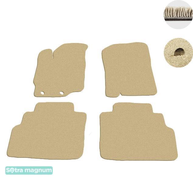 Sotra 08711-MG20-BEIGE Interior mats Sotra two-layer beige for Toyota Yaris (2011-), set 08711MG20BEIGE: Buy near me in Poland at 2407.PL - Good price!