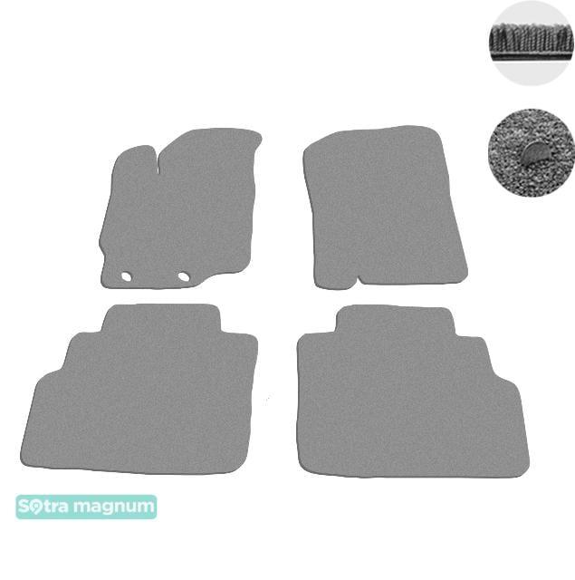 Sotra 08711-MG20-GREY Interior mats Sotra two-layer gray for Toyota Yaris (2011-), set 08711MG20GREY: Buy near me in Poland at 2407.PL - Good price!