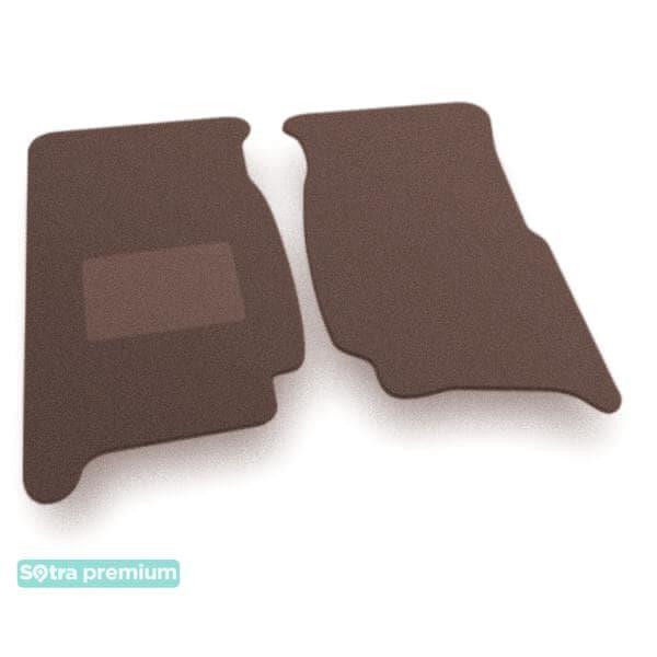 Sotra 08721-CH-CHOCO Interior mats Sotra two-layer brown for Toyota Land cruiser (1984-), set 08721CHCHOCO: Buy near me in Poland at 2407.PL - Good price!