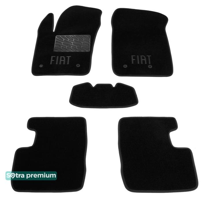 Sotra 08729-CH-BLACK Interior mats Sotra two-layer black for Fiat 500x (2014-), set 08729CHBLACK: Buy near me in Poland at 2407.PL - Good price!