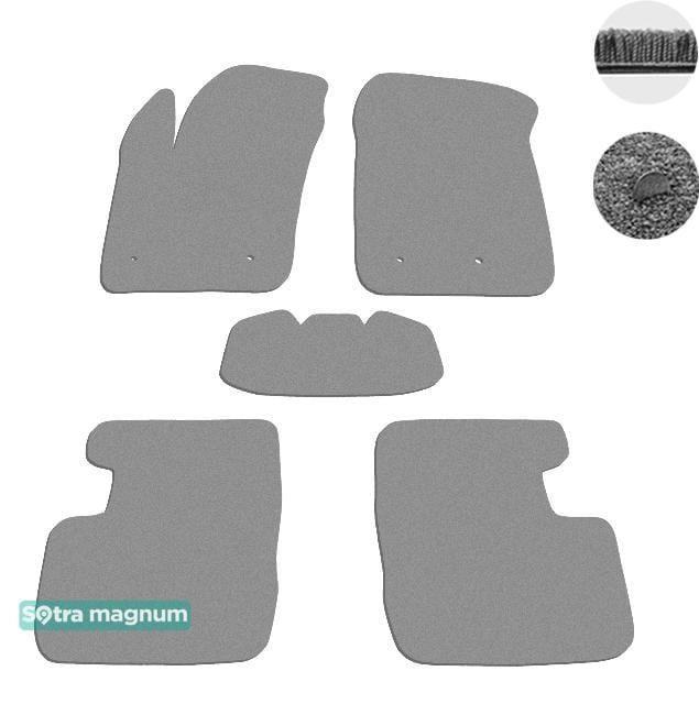 Sotra 08729-MG20-GREY Interior mats Sotra two-layer gray for Fiat 500x (2014-), set 08729MG20GREY: Buy near me in Poland at 2407.PL - Good price!