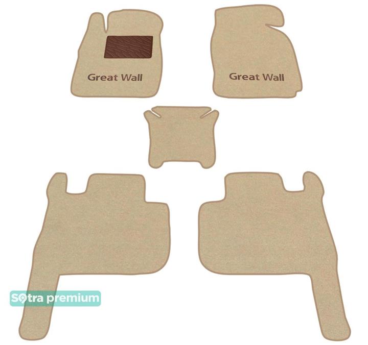 Sotra 08732-CH-BEIGE Interior mats Sotra two-layer beige for Great wall Wingle 6 (2014-), set 08732CHBEIGE: Buy near me in Poland at 2407.PL - Good price!