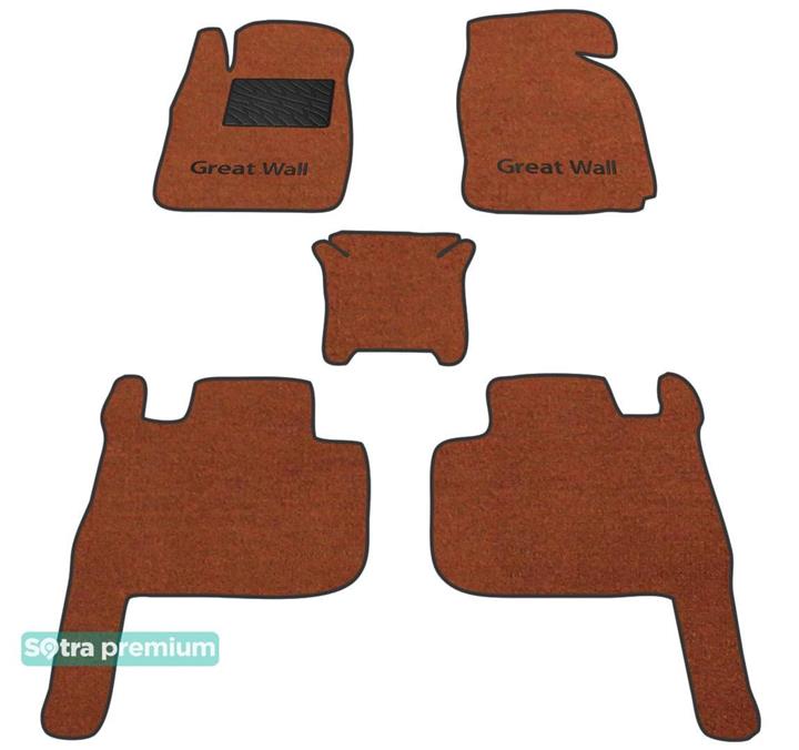 Sotra 08732-CH-TERRA Interior mats Sotra two-layer terracotta for Great wall Wingle 6 (2014-), set 08732CHTERRA: Buy near me in Poland at 2407.PL - Good price!