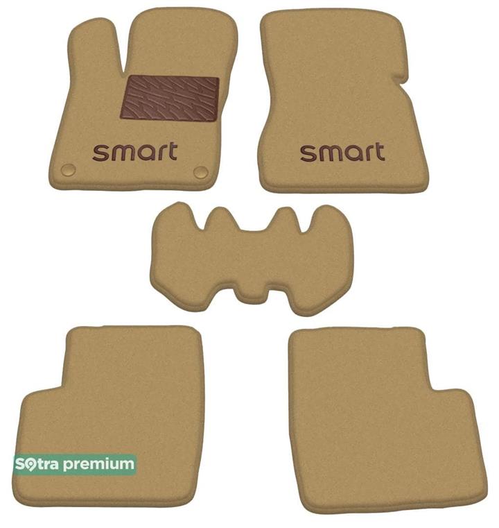 Sotra 08749-CH-BEIGE Interior mats Sotra two-layer beige for Smart Forfour (2014-), set 08749CHBEIGE: Buy near me in Poland at 2407.PL - Good price!