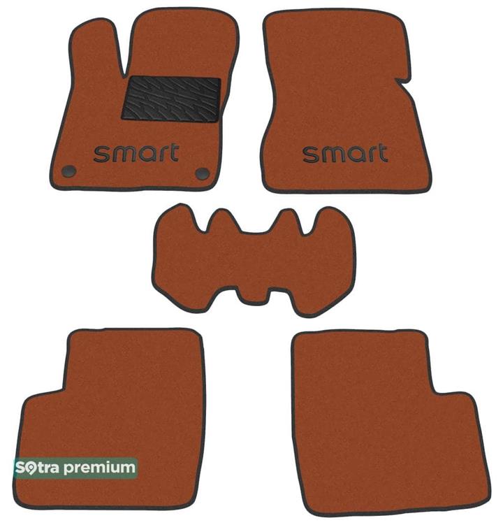 Sotra 08749-CH-TERRA Interior mats Sotra two-layer terracotta for Smart Forfour (2014-), set 08749CHTERRA: Buy near me at 2407.PL in Poland at an Affordable price!