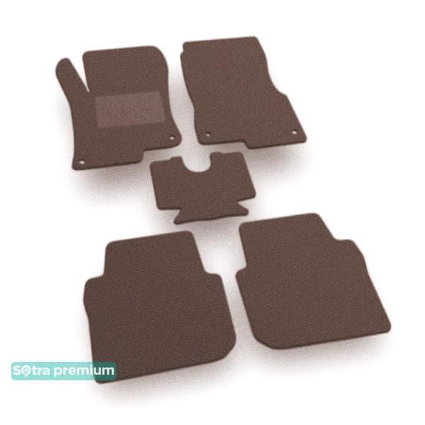 Sotra 08750-CH-CHOCO Interior mats Sotra two-layer brown for Smart Forfour (2004-2006), set 08750CHCHOCO: Buy near me in Poland at 2407.PL - Good price!