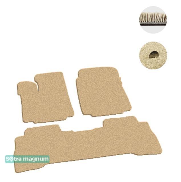 Sotra 00974-2-MG20-BEIGE Interior mats Sotra two-layer beige for Acura Mdx (2002-2006), set 009742MG20BEIGE: Buy near me in Poland at 2407.PL - Good price!