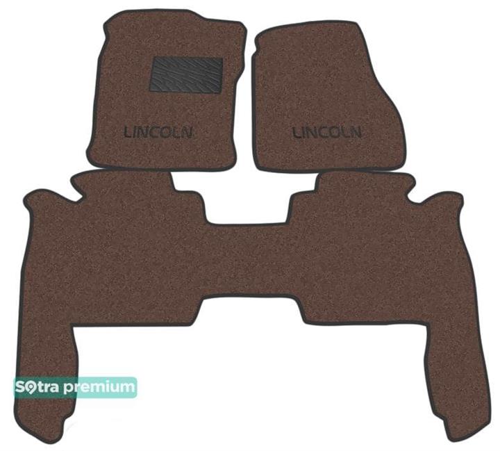Sotra 01280-2-CH-CHOCO Interior mats Sotra two-layer brown for Lincoln Navigator (2003-2006), set 012802CHCHOCO: Buy near me in Poland at 2407.PL - Good price!