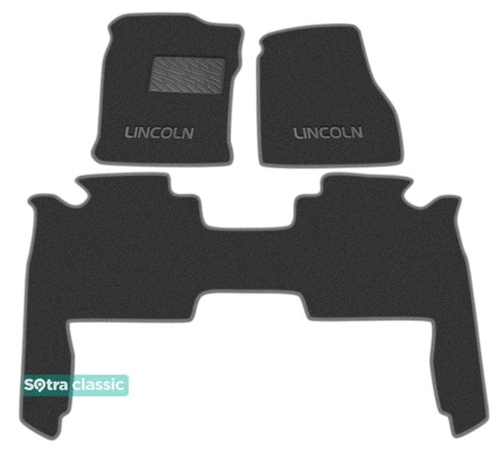 Sotra 01280-2-GD-GREY Interior mats Sotra two-layer gray for Lincoln Navigator (2003-2006), set 012802GDGREY: Buy near me in Poland at 2407.PL - Good price!