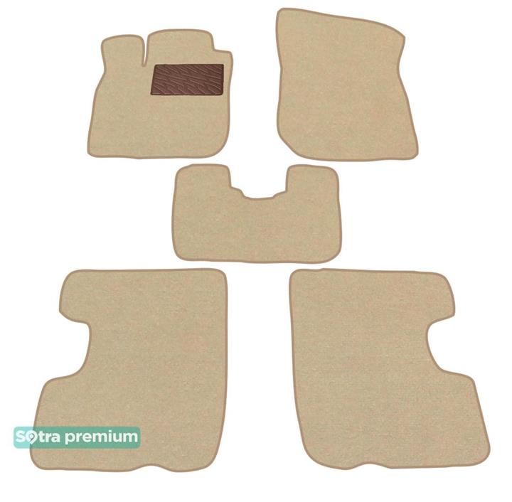 Sotra 06732-6-CH-BEIGE Interior mats Sotra two-layer beige for Dacia Logan mcv (2007-2012), set 067326CHBEIGE: Buy near me in Poland at 2407.PL - Good price!