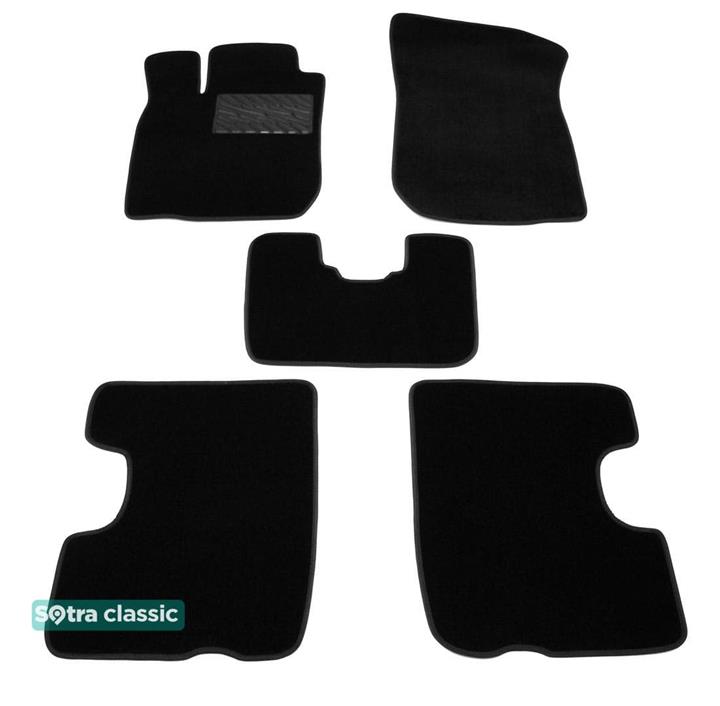 Sotra 06732-6-GD-BLACK Interior mats Sotra two-layer black for Dacia Logan mcv (2007-2012), set 067326GDBLACK: Buy near me at 2407.PL in Poland at an Affordable price!