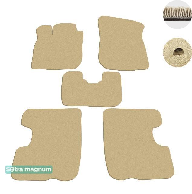 Sotra 06732-6-MG20-BEIGE Interior mats Sotra two-layer beige for Dacia Logan mcv (2007-2012), set 067326MG20BEIGE: Buy near me in Poland at 2407.PL - Good price!