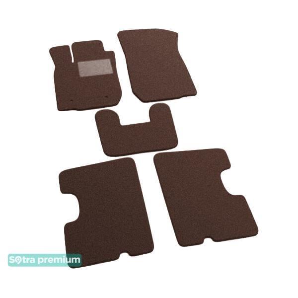 Sotra 07071-6-CH-CHOCO Interior mats Sotra two-layer brown for Dacia Sandero (2008-2012), set 070716CHCHOCO: Buy near me at 2407.PL in Poland at an Affordable price!