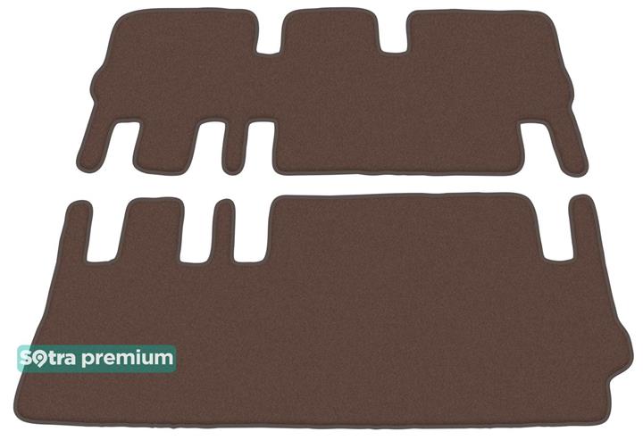 Sotra 07397-5-CH-CHOCO Interior mats Sotra two-layer brown for Volkswagen Transporter (2011-2015), set 073975CHCHOCO: Buy near me in Poland at 2407.PL - Good price!