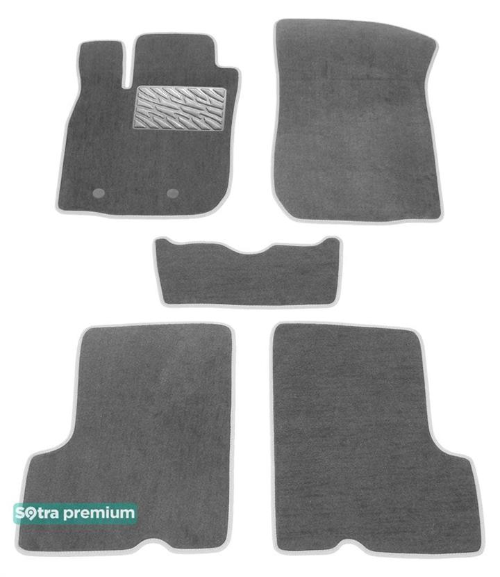 Sotra 07423-6-CH-GREY Interior mats Sotra two-layer gray for Dacia Duster (2009-2013), set 074236CHGREY: Buy near me in Poland at 2407.PL - Good price!