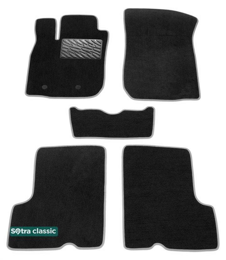 Sotra 07423-6-GD-BLACK Interior mats Sotra two-layer black for Dacia Duster (2009-2013), set 074236GDBLACK: Buy near me in Poland at 2407.PL - Good price!