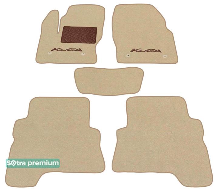 Sotra 07514-6-CH-BEIGE Interior mats Sotra two-layer beige for Ford Kuga (2016-), set 075146CHBEIGE: Buy near me at 2407.PL in Poland at an Affordable price!