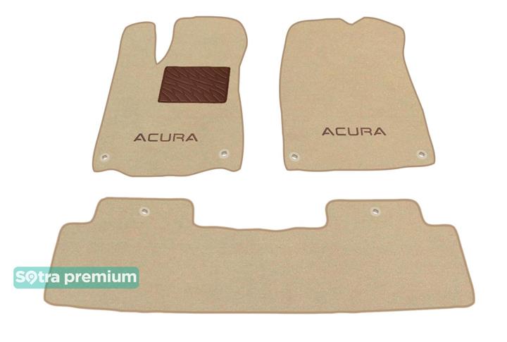 Sotra 08689-6-CH-BEIGE Interior mats Sotra two-layer beige for Acura Mdx (2014-), set 086896CHBEIGE: Buy near me in Poland at 2407.PL - Good price!