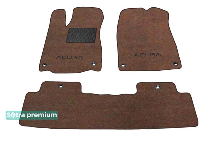 Sotra 08689-6-CH-CHOCO Interior mats Sotra two-layer brown for Acura Mdx (2014-), set 086896CHCHOCO: Buy near me in Poland at 2407.PL - Good price!