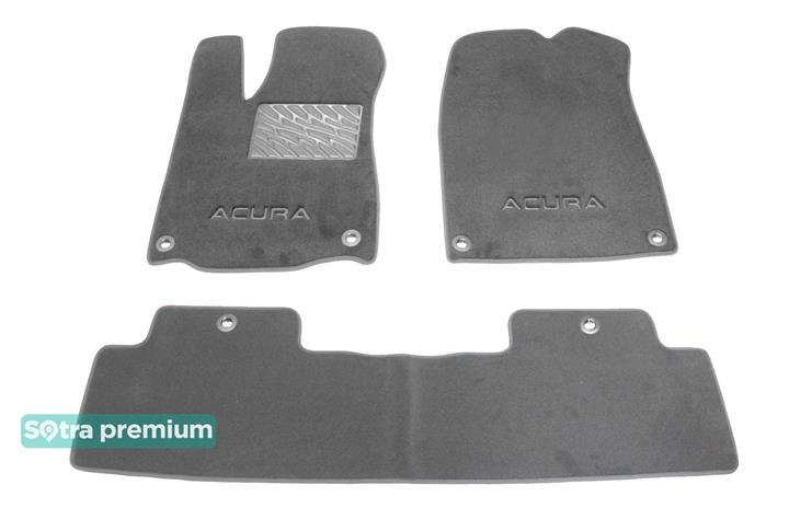 Sotra 08689-6-CH-GREY Interior mats Sotra two-layer gray for Acura Mdx (2014-), set 086896CHGREY: Buy near me in Poland at 2407.PL - Good price!